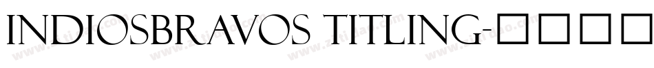 INDIOSBRAVOS TITLING字体转换